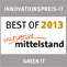 Innovationspreis 2013 - BEST OF GREEN IT